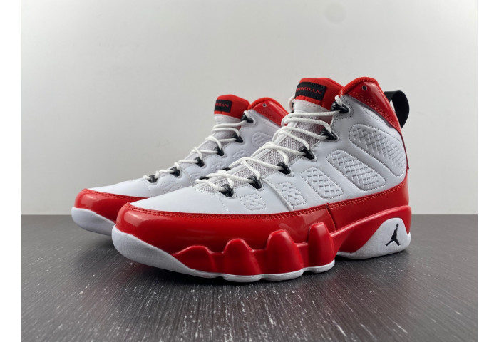 Air Jordan 9 Retro White Gym Red - 302370-160