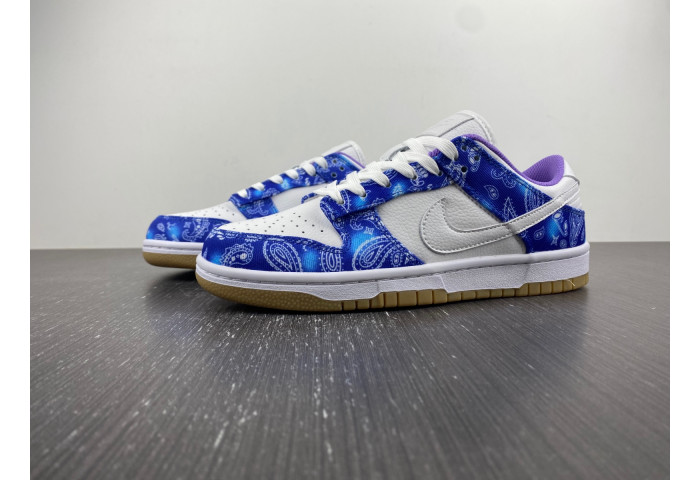 Nike SB Dunk Low White Navy Blue Purple CT5053-041