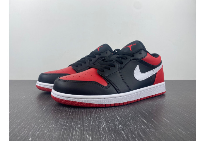 Air Jordan 1 Low "Bred Toe" 553558-066