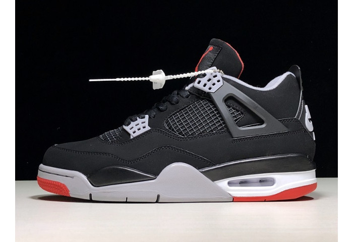 2019 Air Jordan 4 Retro OG Bred Black Cement 308497-060