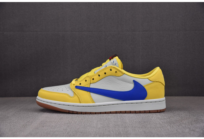 TRAVIS SCOTT AIR JORDAN 1 LOW OG CANARY DZ4137-700