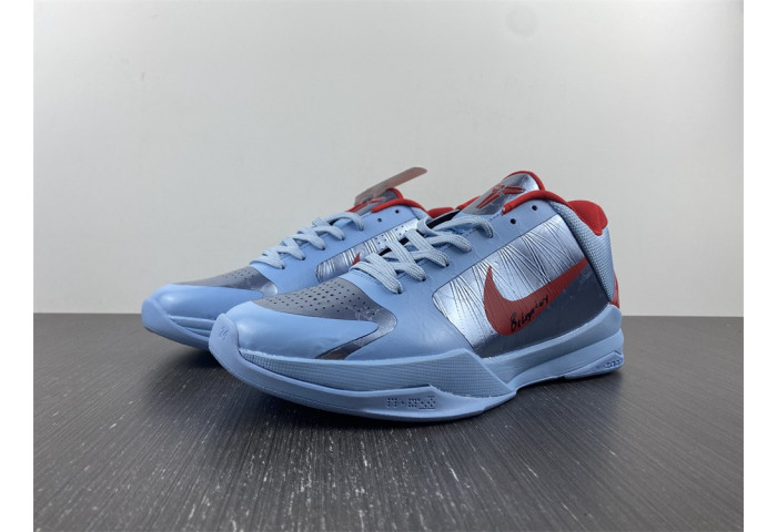 Nike Zoom Kobe 5 Blue Red Metallic Sliver CD4991-109