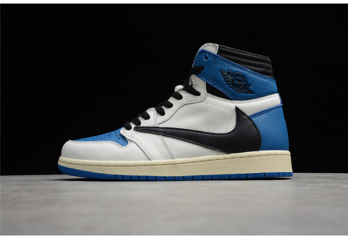 Travis Scott x Fragment x Air Jordan 1 Blue White DH3227-105