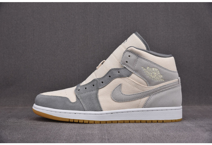 Air Jordan 1 Mid Coconut Milk Particle Grey DN4281-100