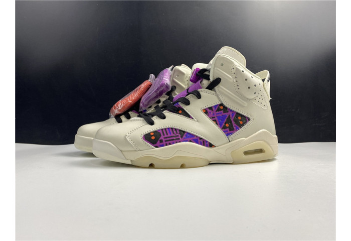 AIR JORDAN 6 RETRO QUAI54 SAIL BLACK CZ4152-101