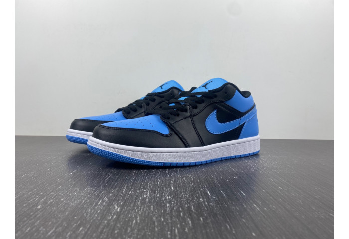 Air Jordan 1 Low Black University Blue 553558-041