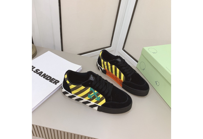 OFW CALFSKIN VULCANIZED LOW SNEAKERS