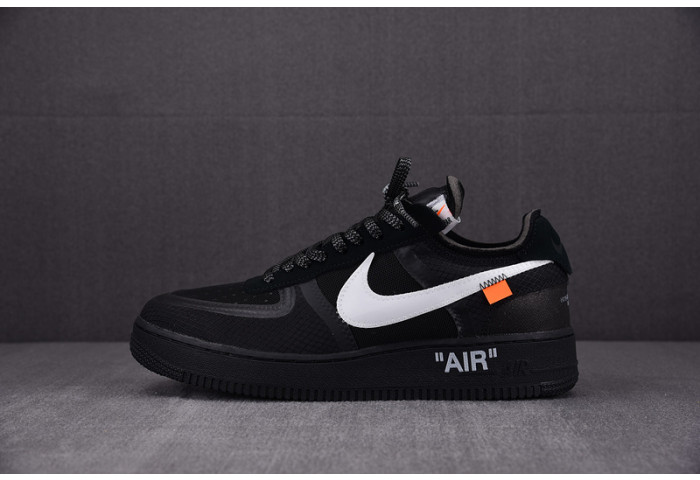 OW Nike Air Force 1 Low Black AO4606-001