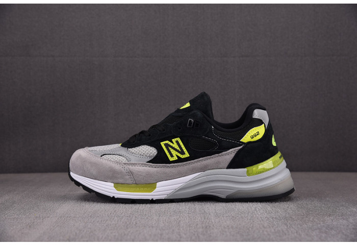 NEW BALANCE 992 MIUSA BLACK GREY VOLT MEN'S - M992TQ