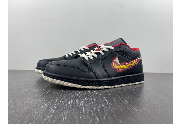 Air Jordan 1 Low SE Just Skate Black - FJ7073-010