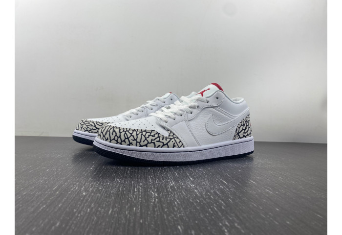 Air Jordan 1 Low Phat White Cement Grey 338145-162