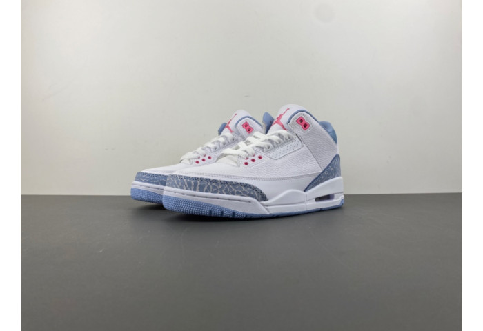 Air Jordan 3 GS "White/Cobalt Bliss" HQ0784-101