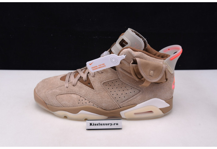 JORDAN 6 RETRO TRAVIS SCOTT BRITISH KHAKI - DH0690-200