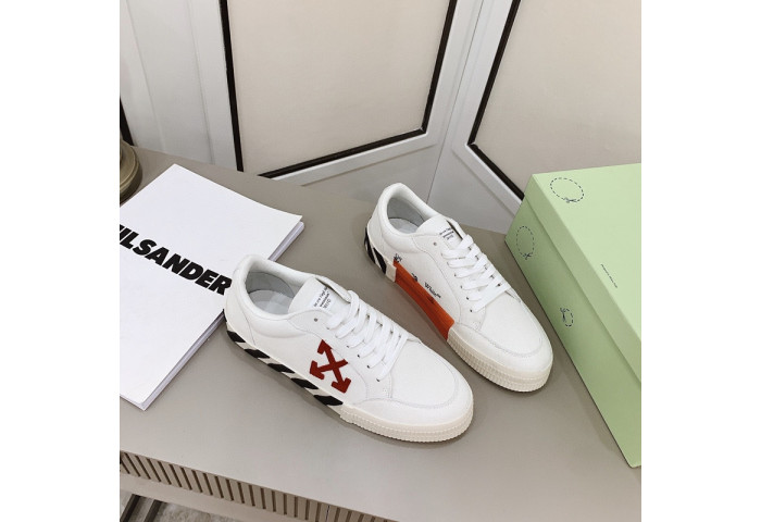 OFW CALFSKIN VULCANIZED LOW SNEAKERS