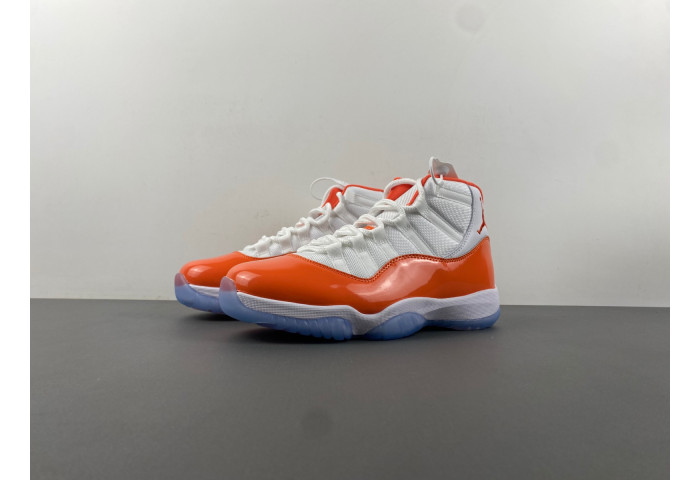 AIR JORDAN 11 RETRO WHITE ORANGE