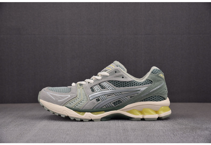 As1cs GEL KAYANO 14 'OLIVE GREY PURE SILVER' 1201A161-301