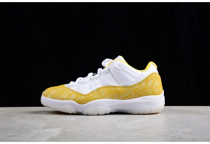 Air Jordan 11 Low WMNS “Yellow Snakeskin” AH7860-107
