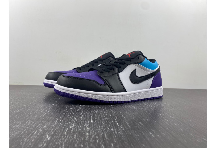 Air Jordan 1 Low Court Purple Tropical Twist 553558-154