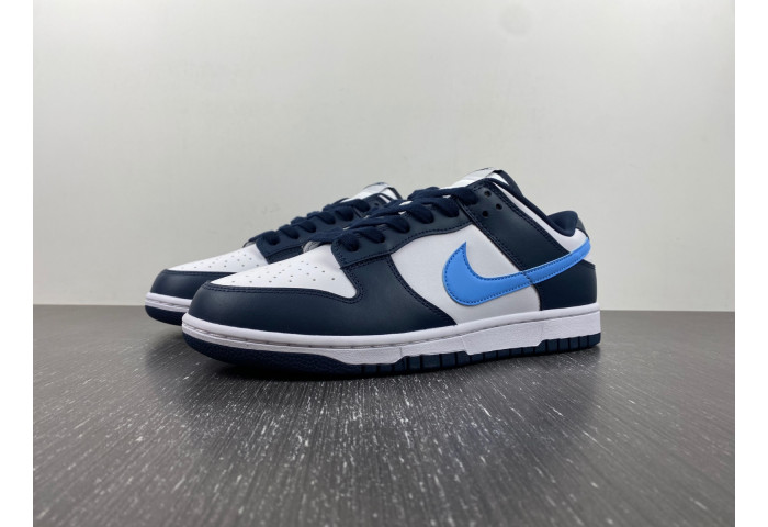 Nike Dunk Low White Navy University Blue FN7800-400