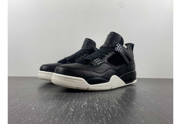 AIR JORDAN 4 RETRO PONY HAIR BLACK 819139-010