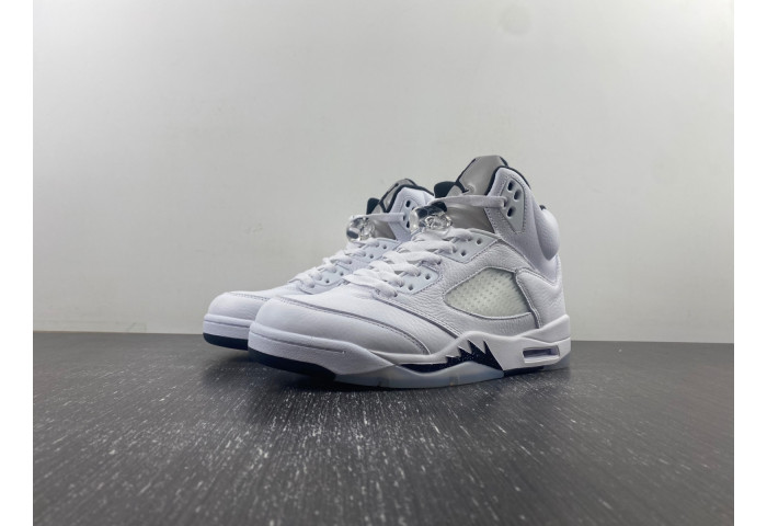 AIR JORDAN 5 "WHITE/BLACK" DD0587-110