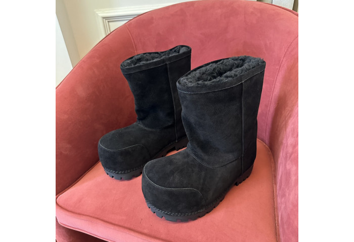 Ba1en*iaga Alaska Faux-Fur Low Boots