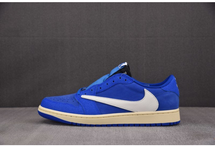 Travis Scott x Air Jordan 1 low blue white DM7866-400