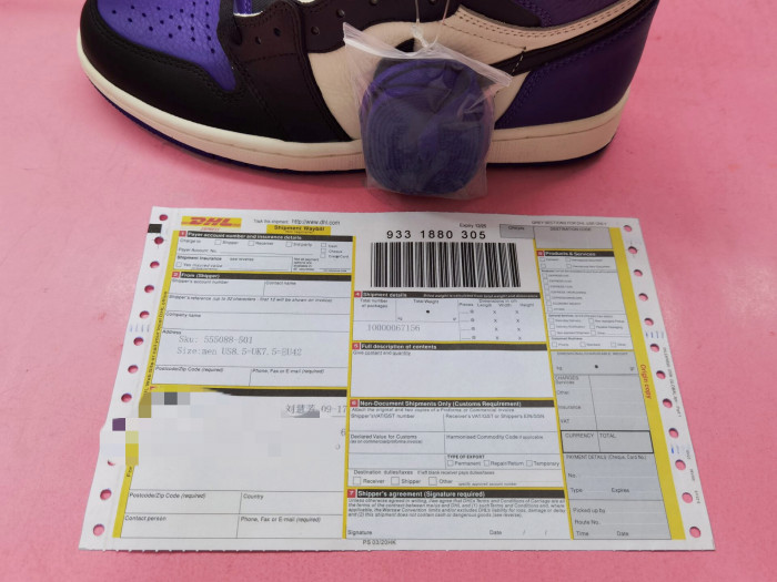 Air Jordan 1 Court Purple 555088-501