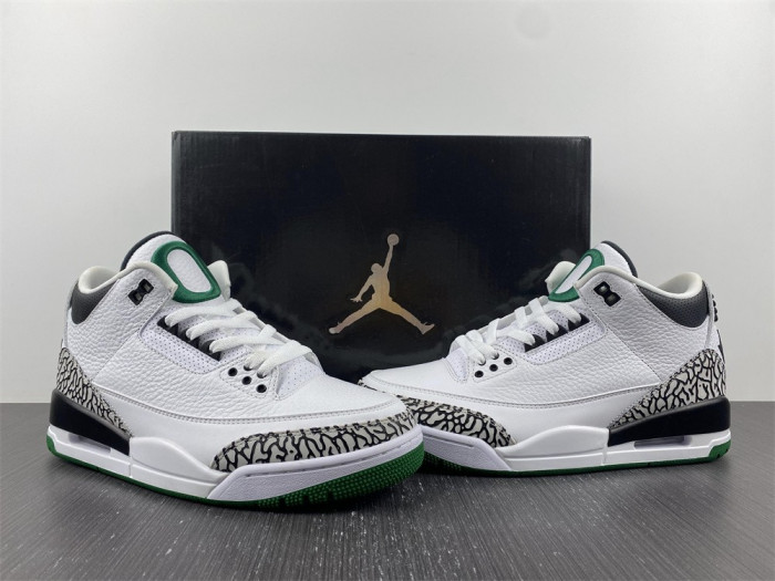 Air Jordan 3 Retro Oregon Ducks Pit Crew White - 594282233