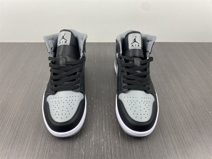 AIR JORDAN 1 MID BLACK GREY BQ6472-007