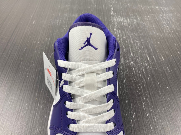 Air Jordan 1 Low White Purple 553558-515