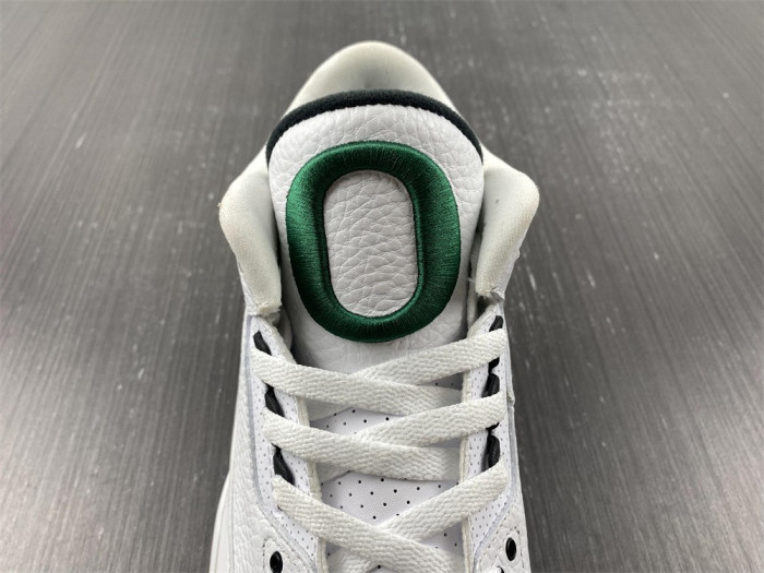 Air Jordan 3 Retro Oregon Ducks Pit Crew White - 594282233
