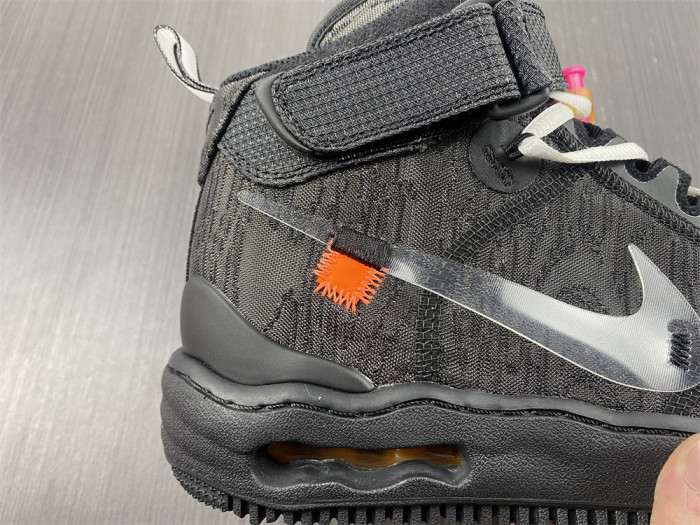 Nike Air Force 1 Mid Off-White Black DO6290-001