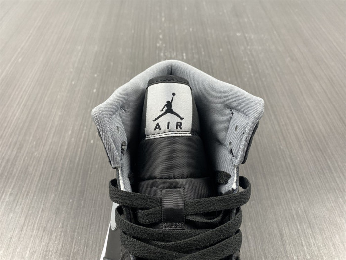 AIR JORDAN 1 MID BLACK GREY BQ6472-007