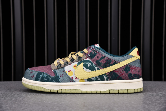 NIKE DUNK LOW LEMON WASH MULTI-COLOR CZ9747-900