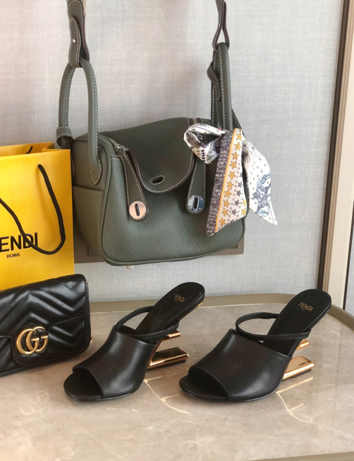 F**di high-heeled sandals