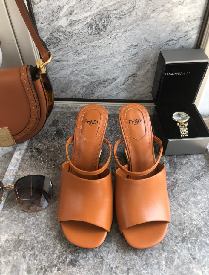 F**di high-heeled sandals