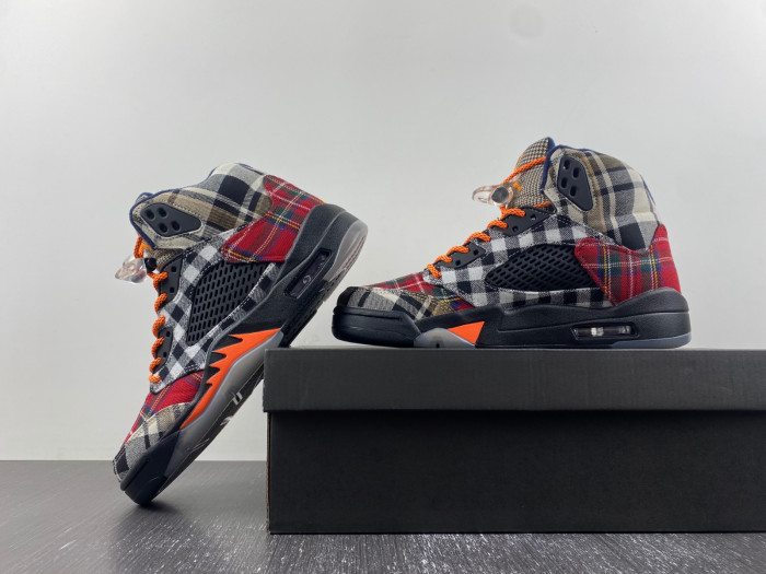 Air Jordan 5 Retro Plaid (GS)  - FD4814-008