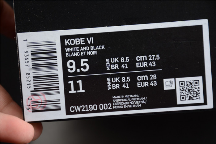 Nike Kobe 6 Protro "Mambacita Sweet 16" CW2190-002
