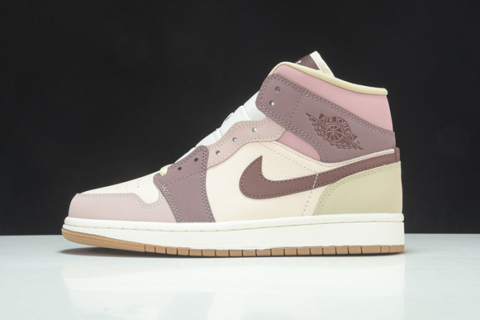 Air Jordan 1 Mid SE Dark Pony Smoky Mauve (W) - DO7440-821