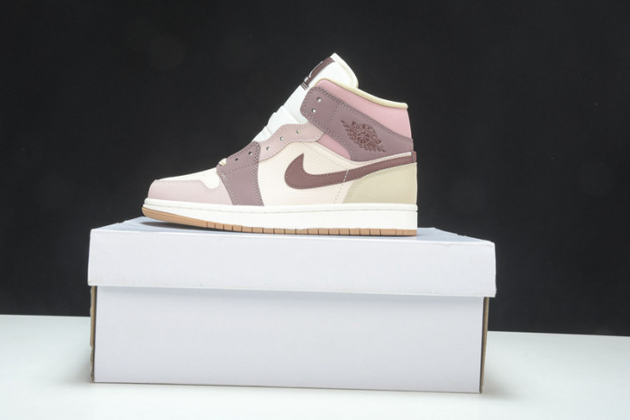 Air Jordan 1 Mid SE Dark Pony Smoky Mauve (W) - DO7440-821