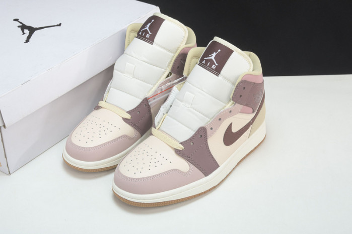 Air Jordan 1 Mid SE Dark Pony Smoky Mauve (W) - DO7440-821