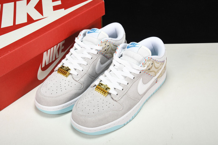 Nike Dunk Low Barbershop Grey - DH7614-500