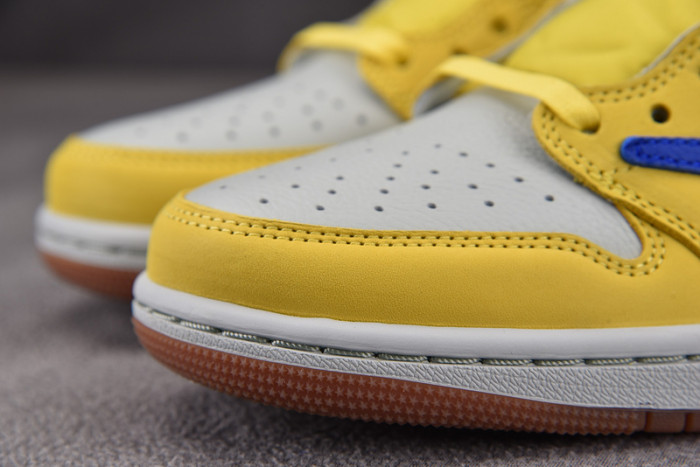 TRAVIS SCOTT AIR JORDAN 1 LOW OG CANARY DZ4137-700