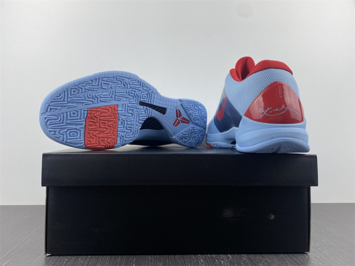 Nike Zoom Kobe 5 Blue Red Metallic Sliver CD4991-109