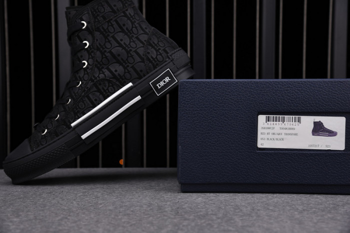 DIO* B23 OBLIQUE HIGH-TOP SNEAKER