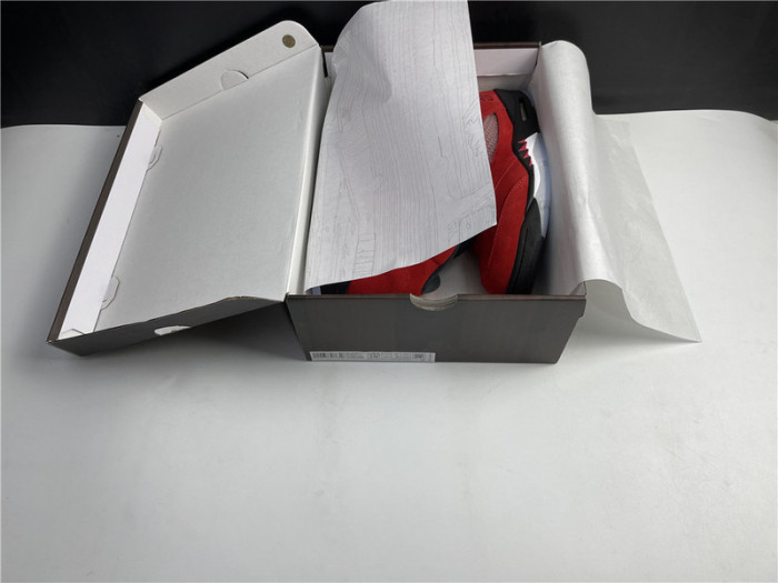 AIR JORDAN 5 RAGING BULL 2021 RED SUEDE DD0587-600
