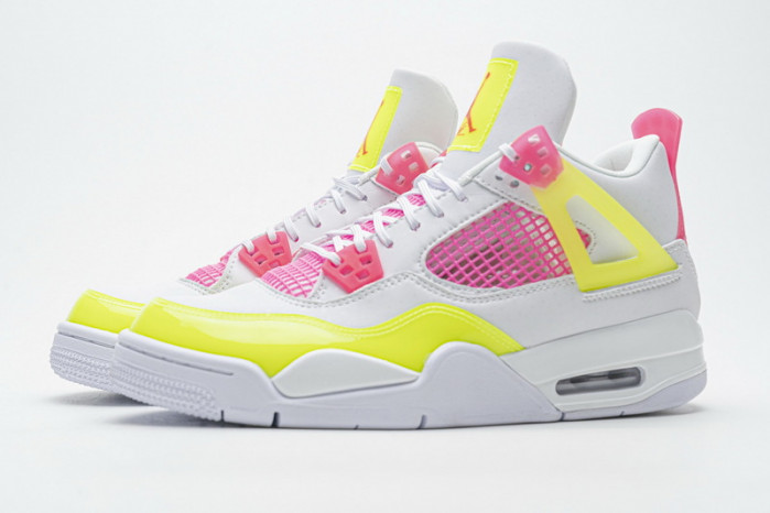AIR JORDAN 4 GIRLS LEMON VENOM PINK BLAST CV7808-100