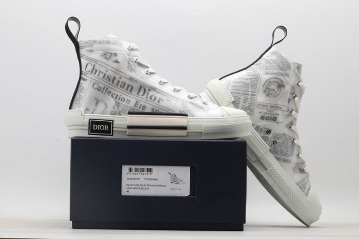 DIO* B23 OBLIQUE HIGH-TOP SNEAKER