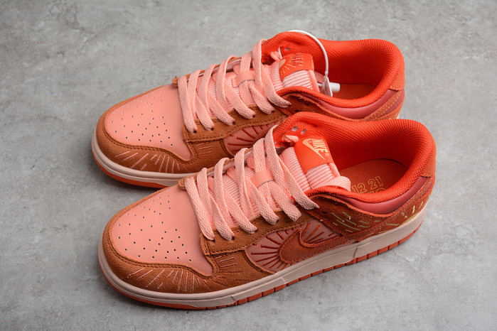 Nike Dunk Low NH  "Orange-Crimson" - DO6723-800